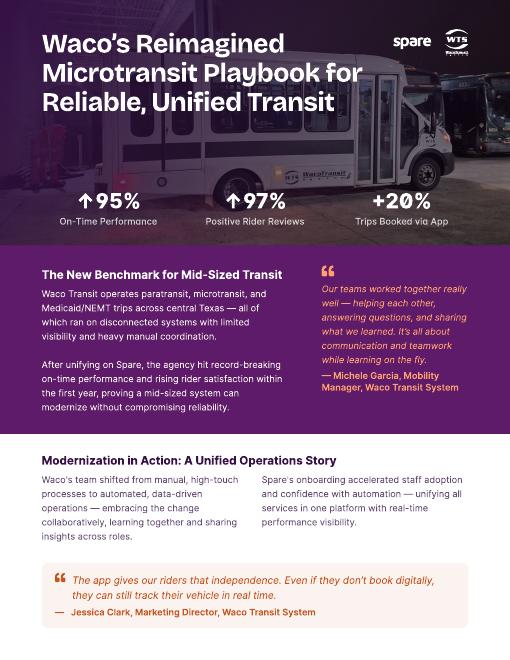 Customer Story: Waco (Microtransit) cover